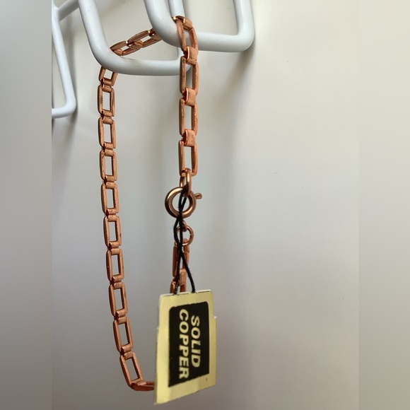New vintage fancy SOLID COPPER bracelet - Picture 10 of 11